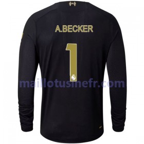 Maillot de Foot Liverpool Alisson Becker 1 Gardien Domicile 2019-20 Manches Longues
